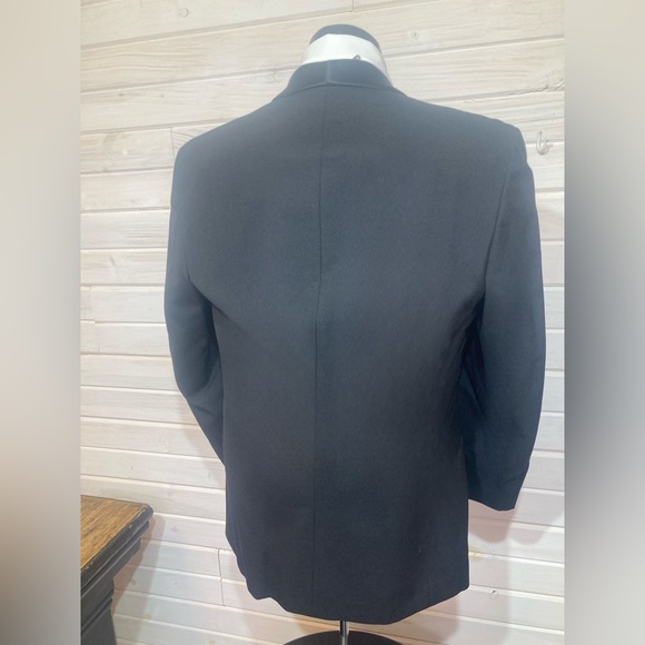 Men’s Black Shawl Lapel Tuxedo Dinner Jacket Formal Wedding Party - Picture 4 of 5